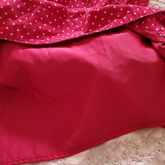 Gap kids red with white dots corduroy jumper - Picture 8 of 8